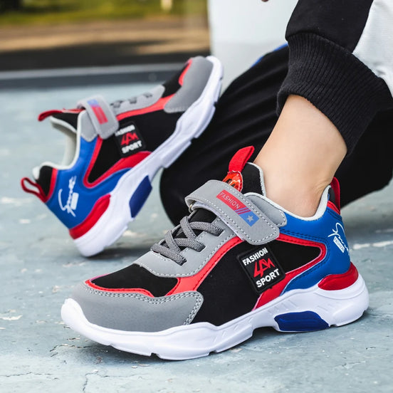Kinder Sneaker mit Klettverschluss und Atmungsaktivem Design – Taviro