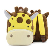 Kinder-Rucksack aus Plüsch mit Tiermotiv