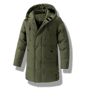 Herren Winter-Steppjacke mit Kapuze – Nordven