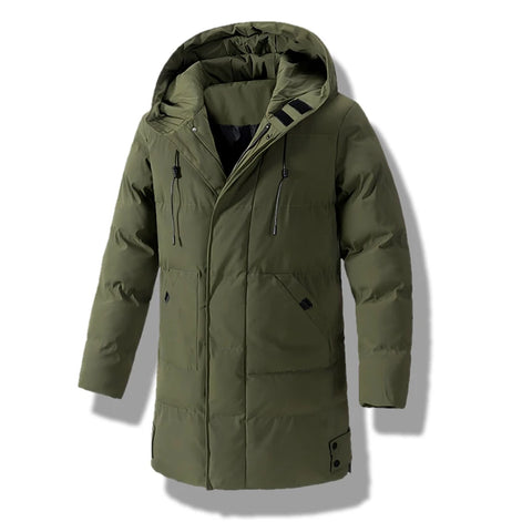 Herren Winter-Steppjacke mit Kapuze – Nordven