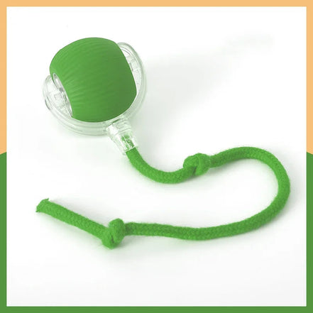 Interaktiver Katzen-Spielball – Weiches Plüschspielzeug für aktives Spielen