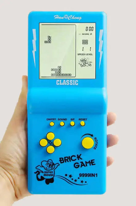 Retro Handheld Spielkonsole mit Puzzle-Spielen