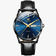 Ravello Herren Armbanduhr mit Lederarmband und Quarzwerk