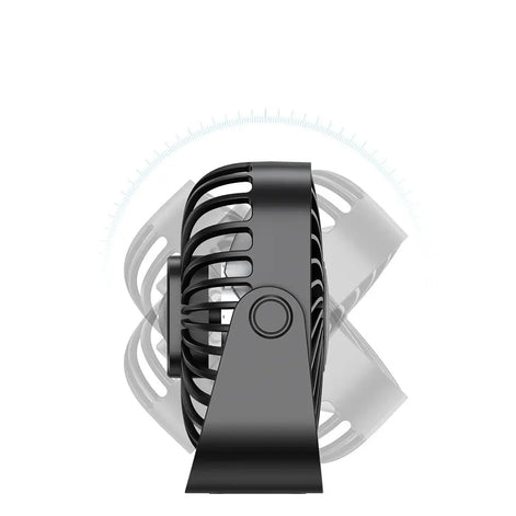 USB Tischventilator mit 3 Geschwindigkeitsstufen und 360° Verstellung – AeroDesk