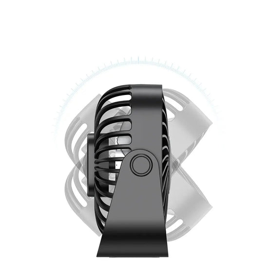 USB Tischventilator mit 3 Geschwindigkeitsstufen und 360° Verstellung – AeroDesk
