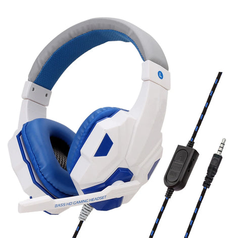 Aurexon Gaming Headset mit Mikrofon und 120° Verstellbarem Bügel