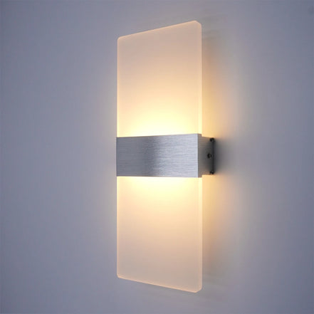 Liravon LED Wandleuchte Aluminium Acryl Innenwandlampe