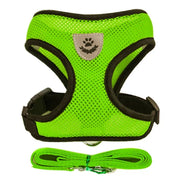 PawEase Mesh Harness Set – Verstellbares Katzen- und Kleintiergeschirr mit Leine