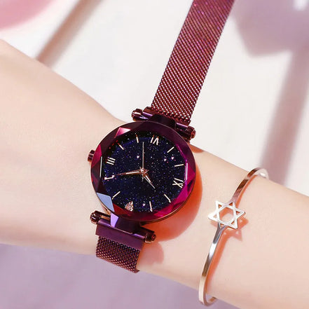 Velara Damenarmbanduhr – Uhr mit Sternenhimmel-inspiriertem Zifferblatt