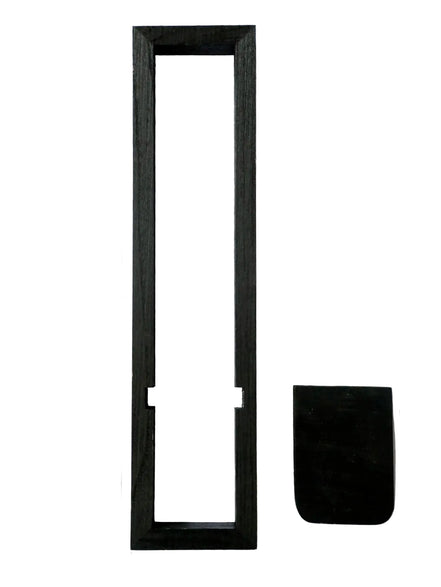 Velvara Wandkerzenhalter aus Holz mit Ablagefläche