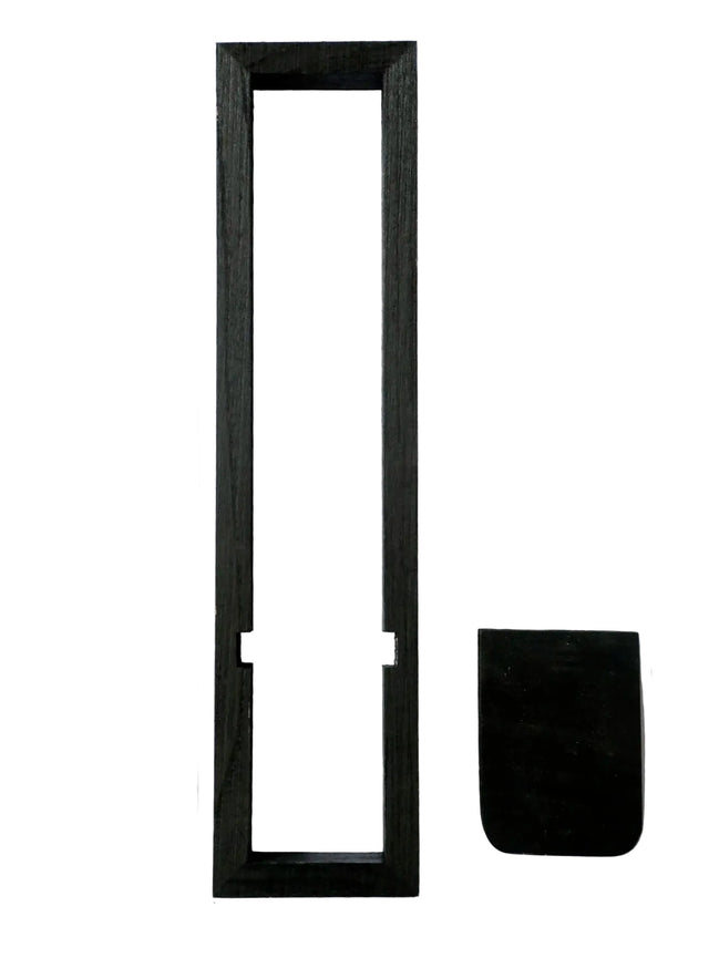 Velvara Wandkerzenhalter aus Holz mit Ablagefläche
