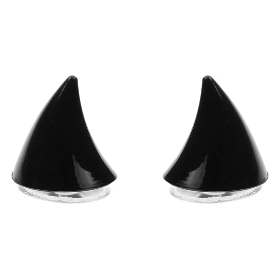 Morvex Helm-Dekoration Hörner 2er-Set mit Saugnäpfen