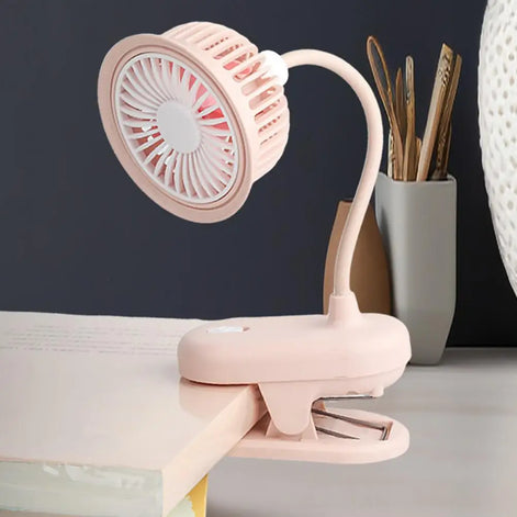 USB-Clipventilator mit flexiblem 360°-Hals – FlexiBreeze