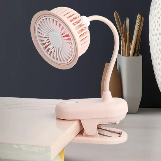 USB-Clipventilator mit flexiblem 360°-Hals – FlexiBreeze