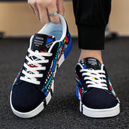 Karvion Unisex Canvas Sneakers mit Schnürung