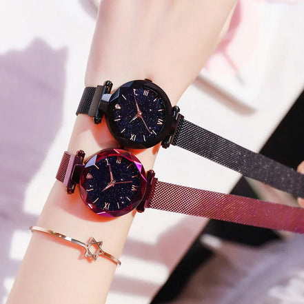 Velara Damenarmbanduhr – Uhr mit Sternenhimmel-inspiriertem Zifferblatt