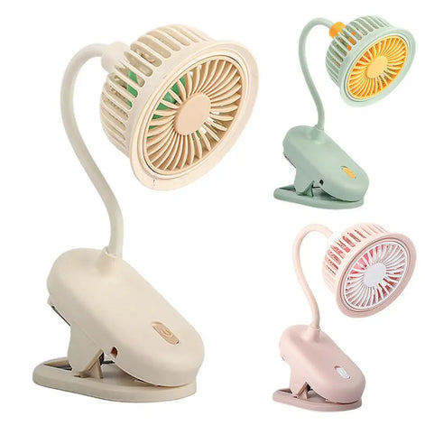 USB-Clipventilator mit flexiblem 360°-Hals – FlexiBreeze