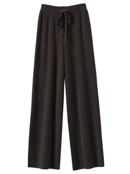Veloria Wollhose – Hoch taillierte Strickhose