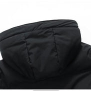 Herren Winter-Steppjacke mit Kapuze – Nordven