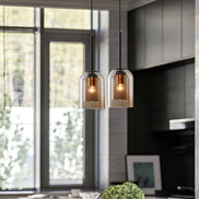**Schicke Doppelglas Pendelleuchte – Stilvolles Licht für Ihr Zuhause** 4