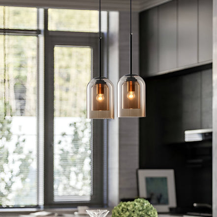 **Schicke Doppelglas Pendelleuchte – Stilvolles Licht für Ihr Zuhause** 4