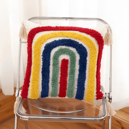 **Schicke Karierte Wellen Kissenbezug – Bohemian-Eleganz für Ihr Zuhause** 9