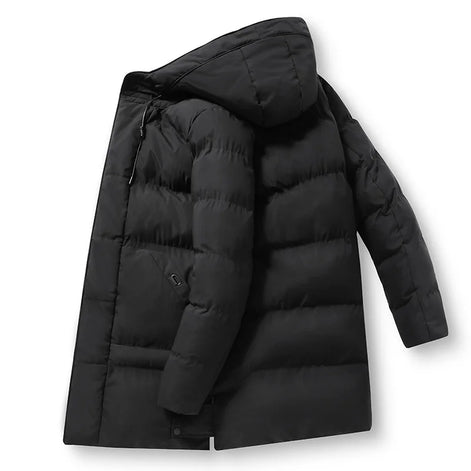 Herren Winter-Steppjacke mit Kapuze – Nordven