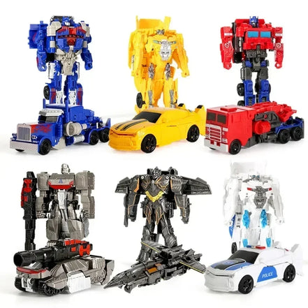 MechaShift Transformationsfigur – Modellspielzeug mit Fahrzeug- und Robotermodus