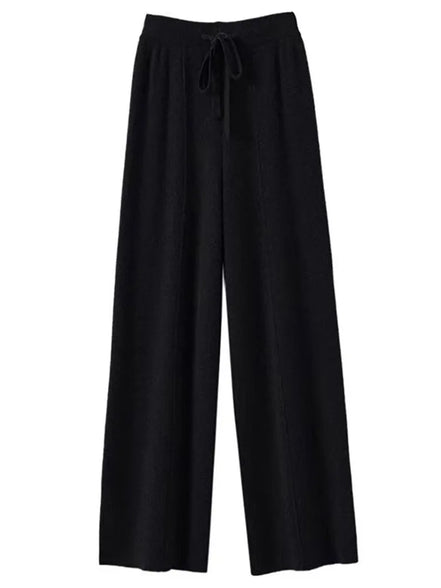 Veloria Wollhose – Hoch taillierte Strickhose