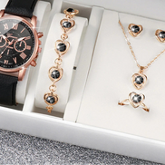 Varela Schmuckset – Set mit analoger Quarzuhr und variierendem Zubehör