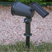 Luminara LED Solar Gartenstrahler mit Erdspieß und Farbmodus