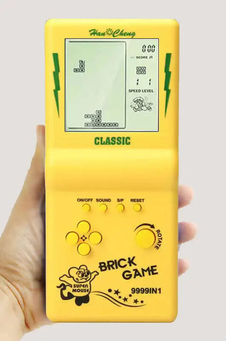 Retro Handheld Spielkonsole mit Puzzle-Spielen