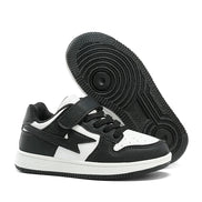 Torvian Kinder Sneaker mit Klettverschluss und rutschfester Sohle