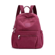 Kompakter Nylon-Rucksack mit Reißverschluss