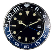 Ferano Wanduhr aus Metall – Modernes Design mit Leuchteffekt