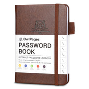 Securelia Passwortbuch mit alphabetischen Registern und Hardcover