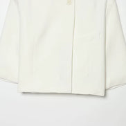 Damen Cropped Blazer mit Kurzarm – Alvéra
