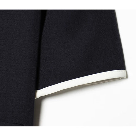 Damen Cropped Blazer mit Kurzarm und Taschen – Elviane