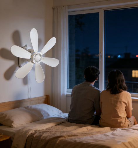 USB-Wandventilator mit Fernbedienung und Timer – AeroLinea