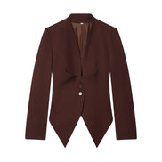 Élise Damen Blazer mit Schleifendetail und Einreihigem Verschluss