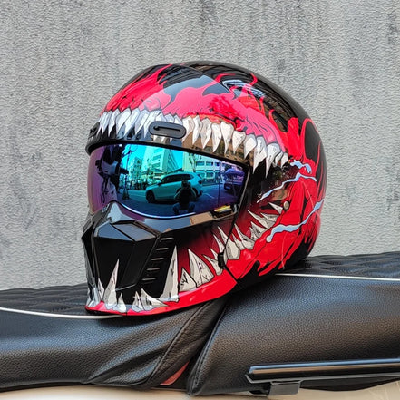 Valtrex Unisex Motorradhelm mit Visier