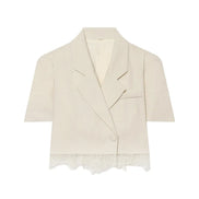 Damen-Zweiteiler mit Blazer und Shorts – Bellavique