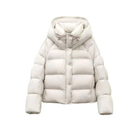 Larine Kurzjacke für Damen – Gefütterte Kapuzenjacke für Herbst und Winter