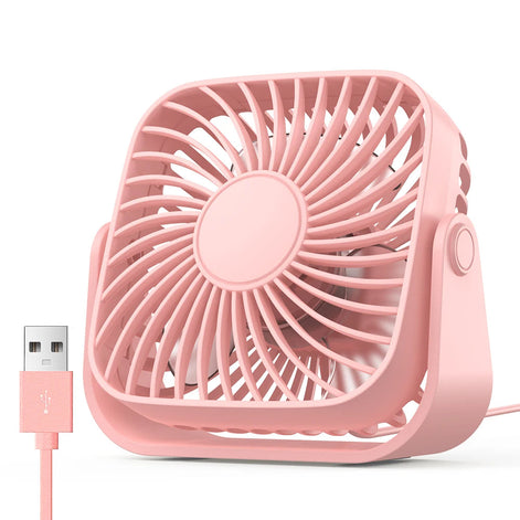 USB Tischventilator mit 3 Geschwindigkeitsstufen und 360° Verstellung – AeroDesk