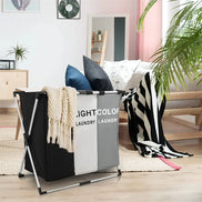 Lavento Wäschekorb faltbar mit Griffen aus Oxford-Material