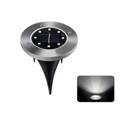 Lumivaro LED Solar Bodenleuchte Garten Einbaulampe 8 oder 20 LEDs