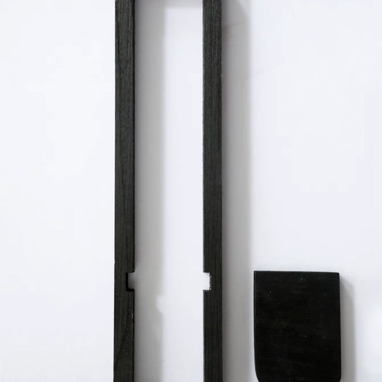 Velvara Wandkerzenhalter aus Holz mit Ablagefläche