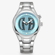 Arvion Herren Armbanduhr mit Edelstahlarmband und Quarzwerk
