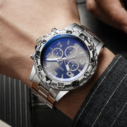 Steelmark Classic Watch – Quarz-Armbanduhr mit Edelstahlarmband