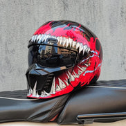 Valtrex Unisex Motorradhelm mit Visier